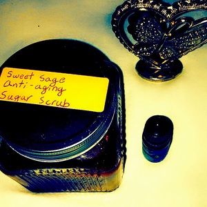 Sweet sage anti-aging sugar scrub